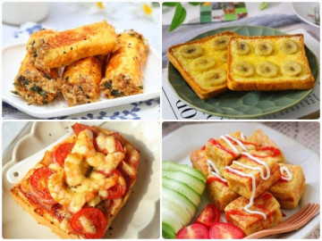 5 món bánh mì vừa ngon lại chế biến một lúc là xong, con tha hồ ăn sáng