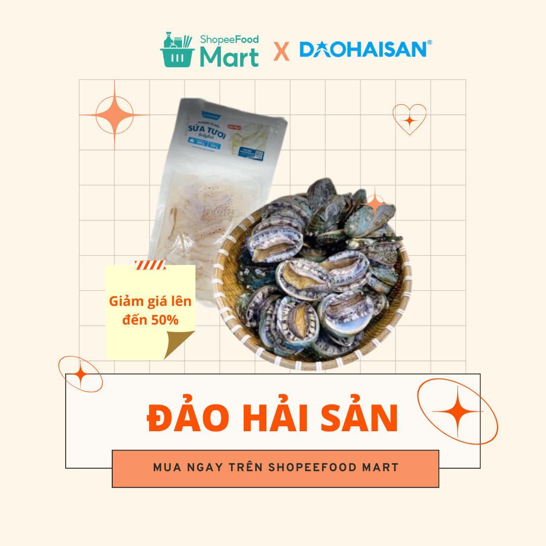 Nhanh tay chốt đơn các “siêu phẩm” hải sản trên phiên live sắp tới của ShopeeFood Mart.