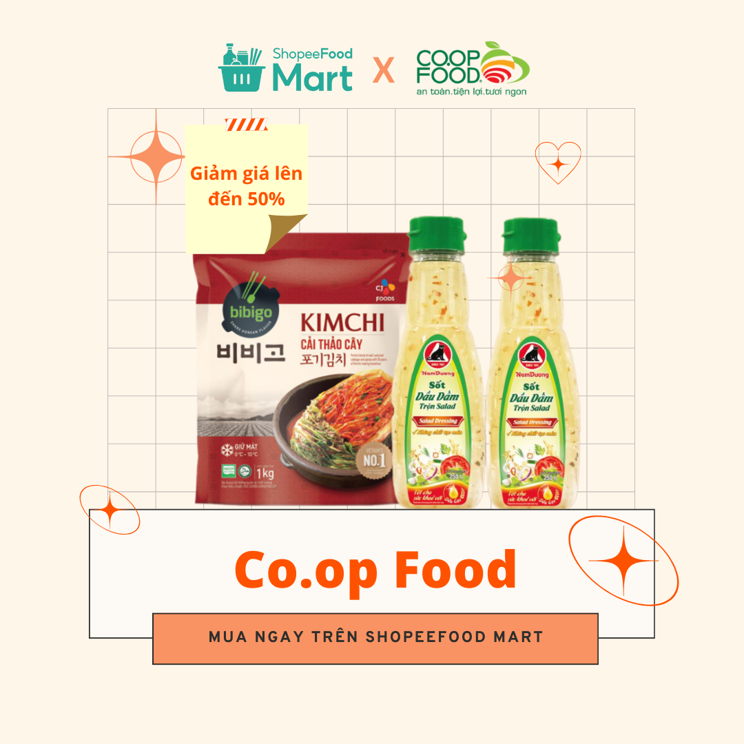 “Đại tiệc” ưu đãi lên đến 50% đang diễn ra tại gian hàng của Co.op Food.