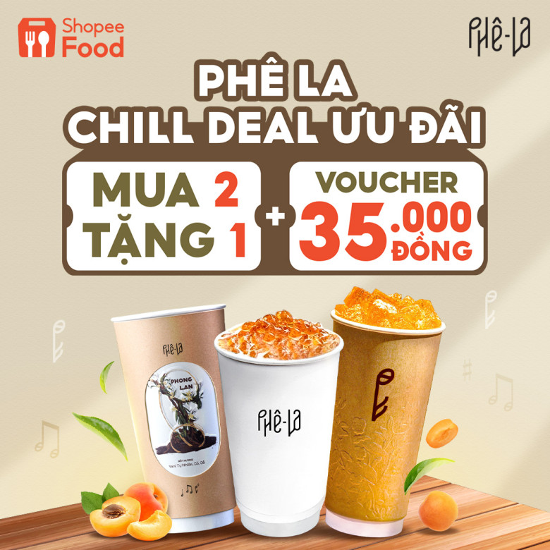 ShopeeFood và Phê La “hợp lực” tung ra loạt mã giảm giá đậm sâu, giúp bạn thêm phần “nhẹ ví”, chờ đợi gì mà không thưởng thức ngay nào!