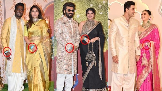 Các khách mời trong đám cưới đeo vòng tay bằng giấy có mã màu khác nhau để vào các khu vực khác nhau.