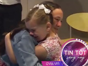 Tin tức - Bé gái 8 tuổi bật khóc khi gặp người đã hiến tủy xương cứu sống mình