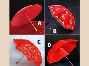 Trắc nghiệm tâm lý: Bạn nghĩ chiếc ô đỏ nào hợp nhất với mình?
