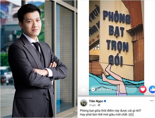 MC Trần Ngọc phê phán sự phông bạt.