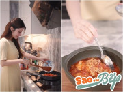Bếp Eva - "Mỹ nhân trăm tỷ" showbiz Việt làm món ăn thơm ngon với ức gà, hấp dẫn mà không sợ béo