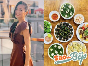 Bếp Eva - Mâm cơm đậm vị Việt Nam của diễn viên Diệu Hương ở Mỹ, có loại lá quý "vô giá"