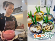 Bếp Eva - Vợ kém 15 tuổi của NSND Công Lý nấu món ngon ngọt đem cho anh bảo vệ và hàng xóm