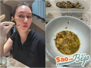 Bếp Eva - Hương Giang mang bầu vẫn hì hục ngồi cả buổi làm cua, đáp bình luận "gái phố bây giờ mới biết sờ vào con cua"