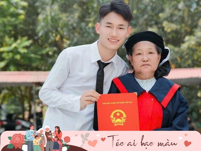 Nam sinh ở Hà Giang tự tay mặc áo tốt nghiệp cho bố mẹ: Ngày con trưởng thành là ngày cả nhà hạnh phúc