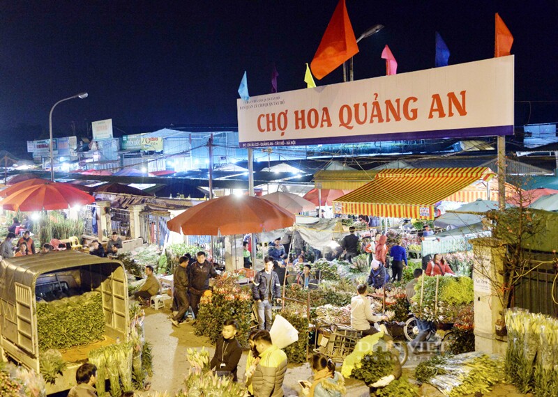 Chợ hoa Quảng An ( u Cơ, Quảng An, Tây Hồ, Hà Nội) là khu chợ hoa lớn và nhộn nhịp nhất Hà Nội, đặc biệt là vào những dịp Tết đến xuân về. Đây là một trong những điểm cung cấp hoa lớn cho cả miền Bắc với đủ các loài hoa khác nhau. 
