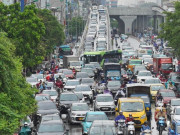 Tin tức - Giao thông Hà Nội ùn tắc từ sáng tới trưa trong ngày làm việc cuối trước nghỉ lễ 2/9