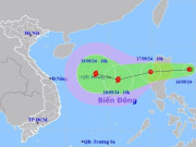 Tin tức - Bão số 4 có thể hướng thẳng vào các tỉnh miền Trung