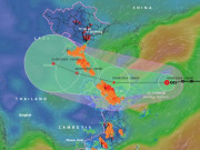 Tin tức - Áp thấp nhiệt đới đã mạnh lên thành bão số 4 áp sát vùng biển miền Trung