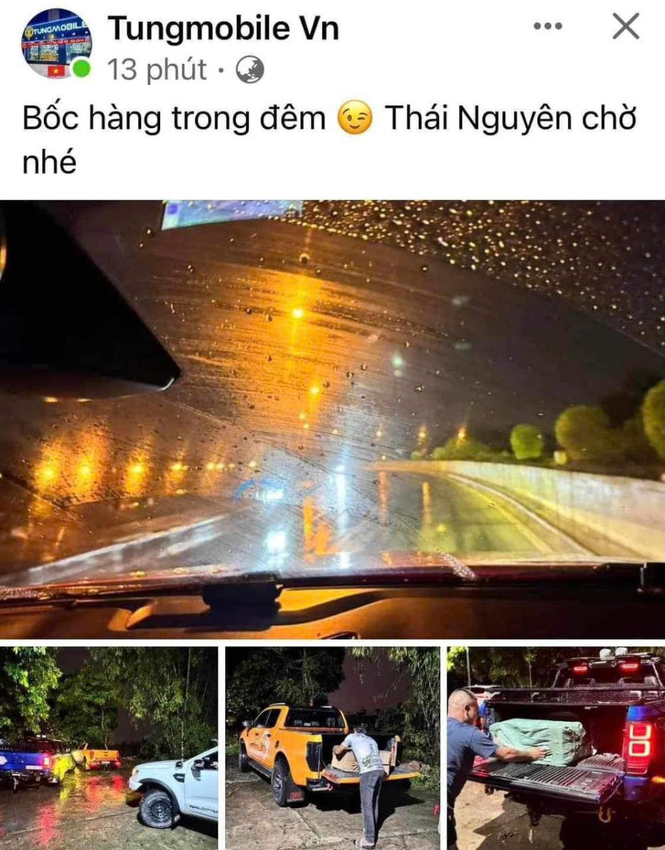 Những chuyến xe lên đường đến với bà con vùng lũ.