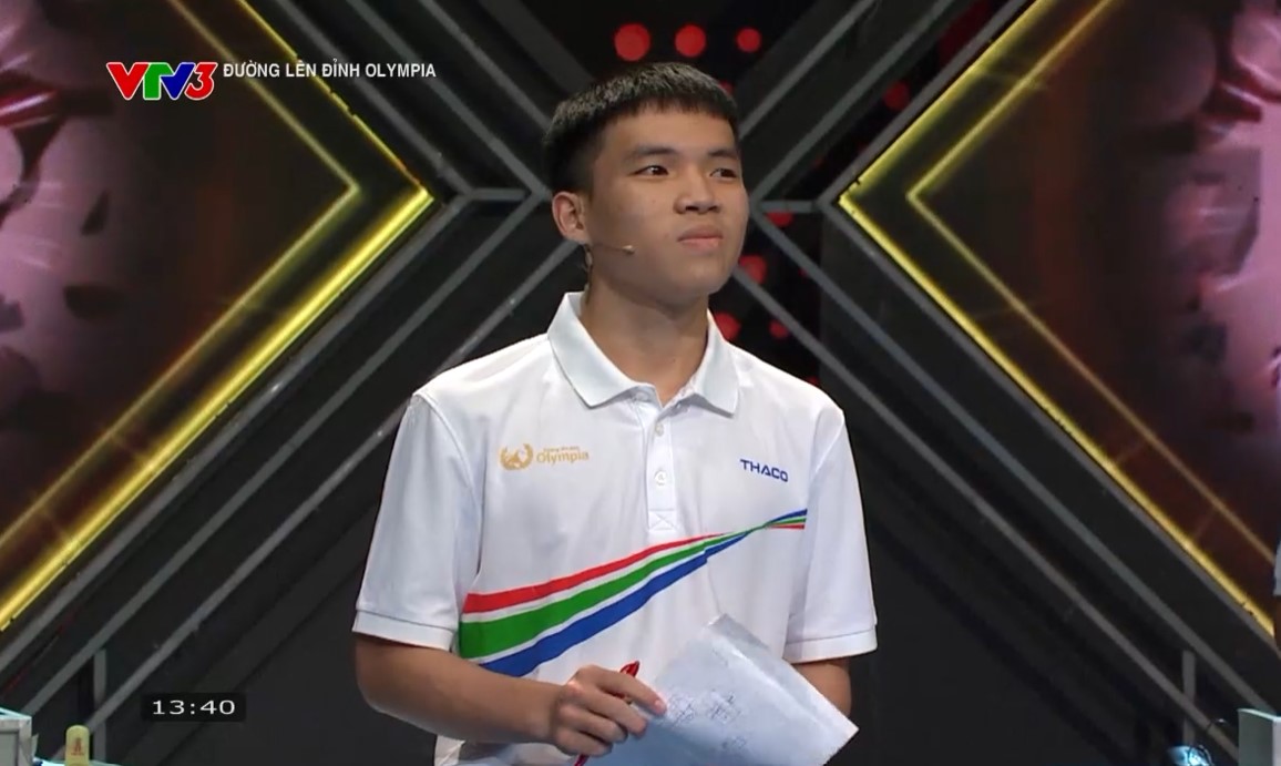 Tất Thanh bước vào phần thi Về đích với gói câu hỏi 20-20-30. Nam sinh Quảng Trị đưa ra 2 câu trả lời đúng và có thêm 40 điểm, nâng tổng số điểm lên 175. 