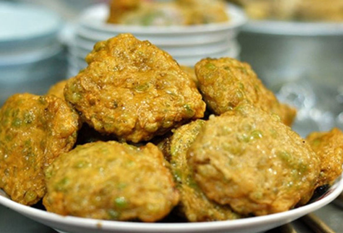 Chả cốm mang hương vị mùa thu rất đặc biệt. 