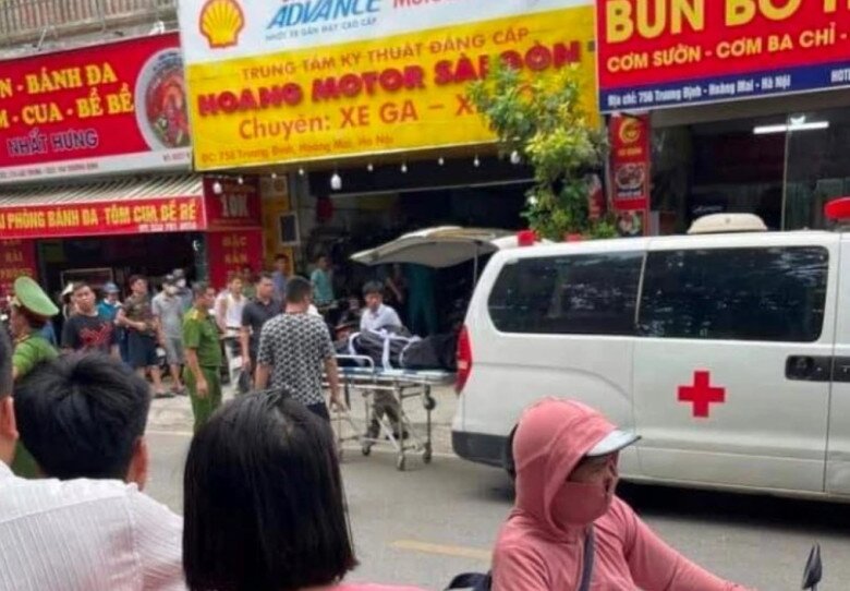 Khu vực nơi xảy ra án mạng. Ảnh CTV