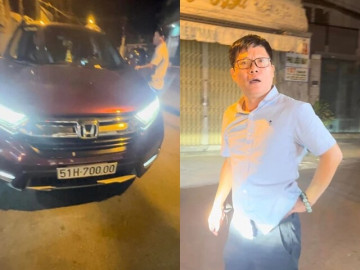 Chủ chiếc ô tô đẩy cô gái lên nắp capo ở Tân Bình là ai?