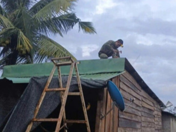 Mưa đá kèm dông lốc thổi bay nửa tỉ đồng của bà con Đắk Nông