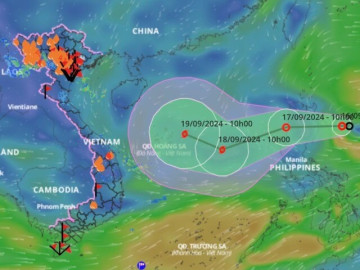 Áp thấp nhiệt đới có vị trí hình thành giống bão số 3 Yagi, miền Bắc hay miền Trung sẽ bị ảnh hưởng khi hình thành bão?