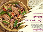 Clip Eva - 3 món ăn "bùng nổ" hương vị nhờ lá mắc mật