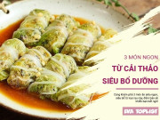 Clip Eva - Khám phá 3 món ngon từ cải thảo, loại rau bổ dưỡng nhất nhì thế giới
