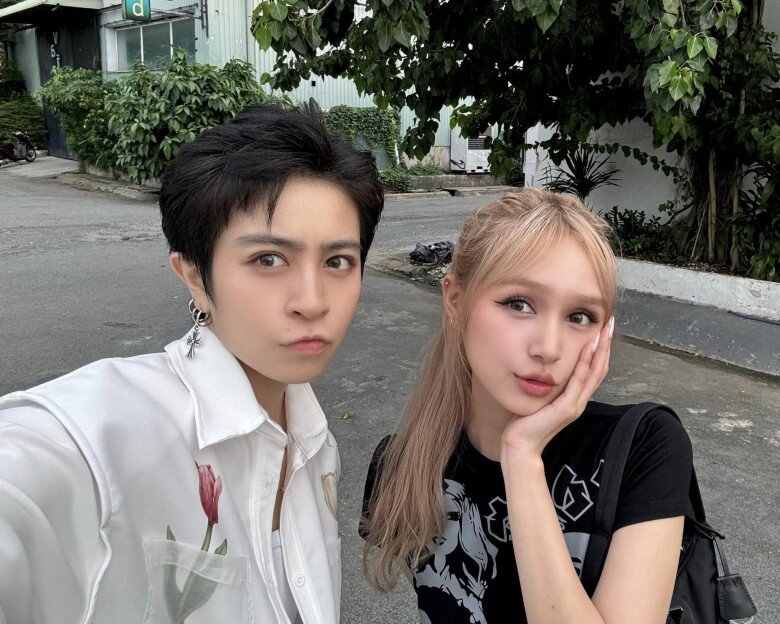 Gil Lê vương tin đồn hẹn hò với Xoài Non.