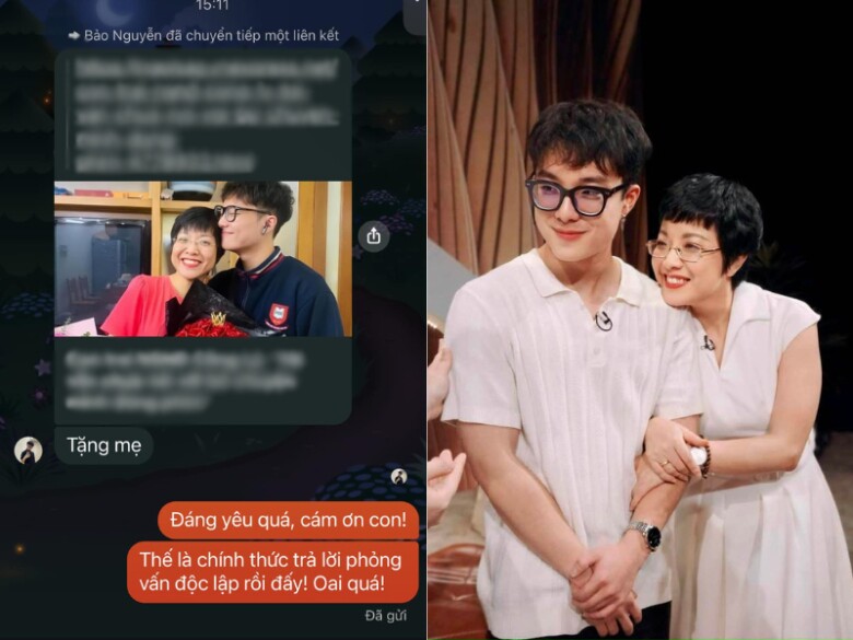 Mc thảo vân lo đạo diễn đập đầu vào tường trong lần đầu đóng phim của quý tử kể chuyện con ra oai khi phỏng vấn - 1