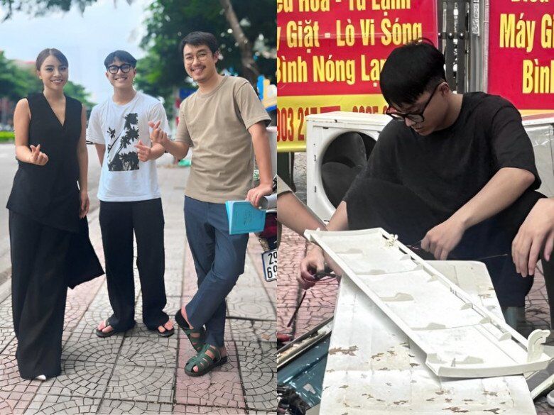 Mc thảo vân lo đạo diễn đập đầu vào tường trong lần đầu đóng phim của quý tử kể chuyện con ra oai khi phỏng vấn - 2