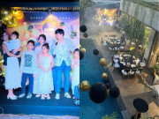 Giải trí - Quách Thành Danh tổ chức sinh nhật ở biệt thự 35 tỷ, con trai út từng phải thở máy nay lớn phổng phao