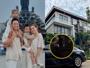 Giải trí - Hồ Ngọc Hà ở biệt thự "khủng" nhưng 7 giờ đã tắt đèn tối thui, cặp song sinh nói tiếng Việt lanh lảnh