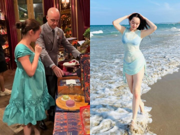 Mỹ nhân trăm tỷ Kaity Nguyễn lộ bụng lùm lùm, nói gì trước nghi vấn mang thai con đầu lòng?