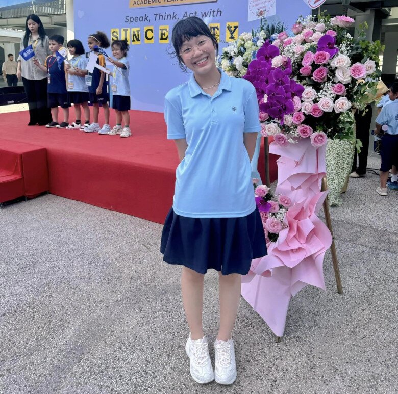 Con gái mc diệp chi học lớp 8 tại trường học phí nửa tỷ mỗi năm có tài năng cực kỳ nữ tính - 1