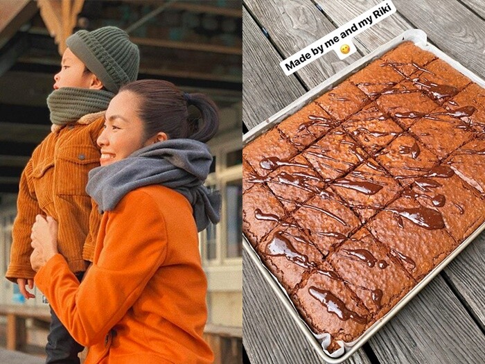 Con sao việt trổ tài làm bánh quý tử nhà lê phương làm bánh trung thu con trai tăng thanh hà cực chuyên nghiệp - 14