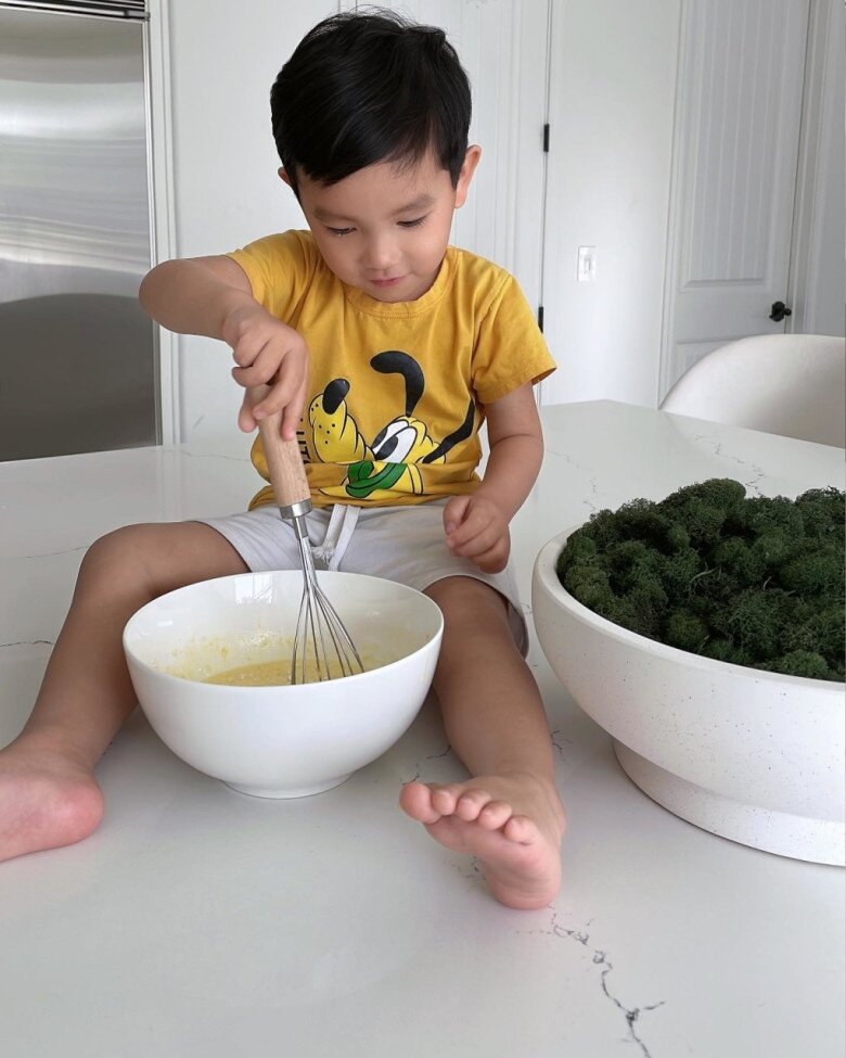 Con sao việt trổ tài làm bánh quý tử nhà lê phương làm bánh trung thu con trai tăng thanh hà cực chuyên nghiệp - 11