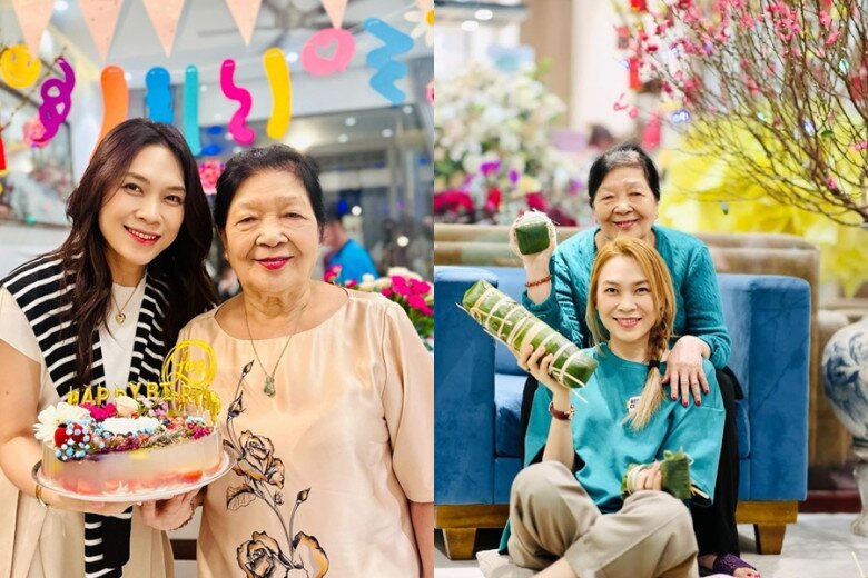 Mẹ ruột sao việt là hoa khôi một thời mẹ hoa hậu giáng my ngoài 80 tuổi thần thái như phu nhân - 20