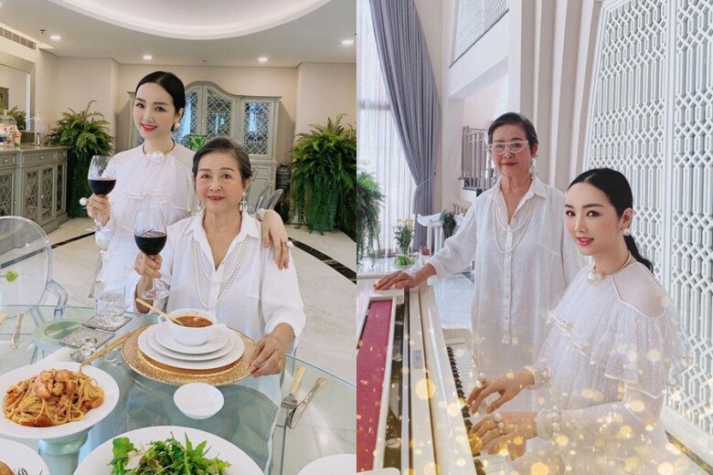Mẹ ruột sao việt là hoa khôi một thời mẹ hoa hậu giáng my ngoài 80 tuổi thần thái như phu nhân - 7