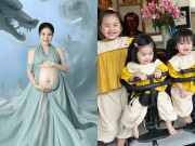 Giải trí - Vân Trang nghén mệt trong lần mang bầu thứ 3, con gái lớn "muốn đi trốn" nếu mẹ đẻ em trai