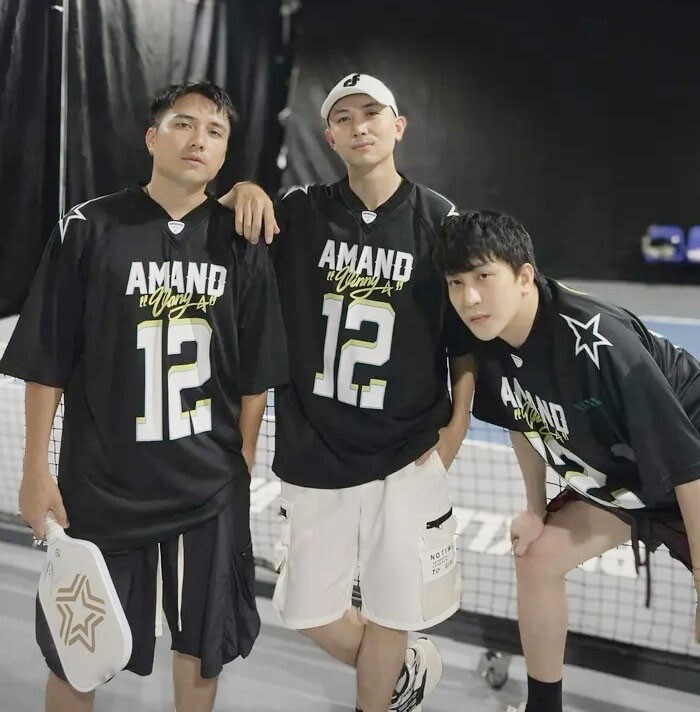 Những cặp đôi bị đồn hẹn hò trên sân pickleball xoài non - gil lê dính nhau không rời quỳnh kool bị chê làm lố - 5