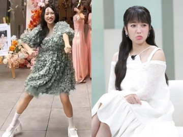Diệu Nhi lộ bụng to chà bá vẫn đi giày cao gót nhảy tưng bừng, dân mạng khẳng định bầu lần 2 với Anh Tú Atus