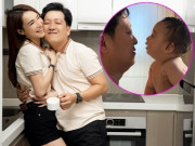 Yêu con - Lần đầu diện mạo con trai Nhã Phương được công khai, bé Hope điển trai, mắt to, mũi cao giống y đúc Trường Giang