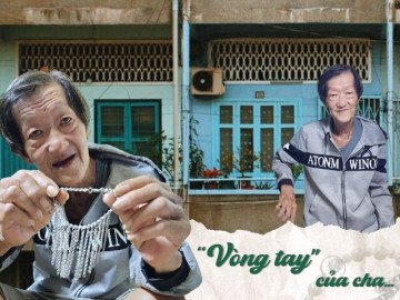 Ở Sài Gòn có người cha già 63 tuổi, ngày đêm cặm cụi xỏ vòng tay, gà trống một mình nuôi con gái suốt 15 năm