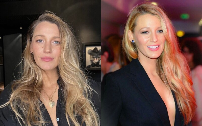 Ở độ tuổi U40, Blake Lively cũng lựa chọn lối trang điểm nhẹ nhàng, tập trung vào làn da căng mịn và tươi trẻ. 
