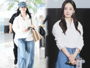 Thời trang - Không hẹn mà hai chị đẹp Song Hye Kyo và Dương Mịch lại cùng kiểu đồ, càng đơn giản càng sang