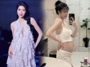 Làm đẹp - Vợ đẹp của "anh tài" mua nhà triệu đô ở châu Âu mang thai lần 3, bầu 5 tháng tăng 4kg, dáng vẫn mi nhon