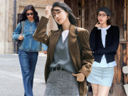 Thời trang - 4 kiểu áo khoác len mỏng nhẹ mùa thu giúp các nàng biến hóa thành những quý cô sành điệu