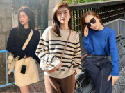 Thời trang - Muốn mặc áo len cổ tròn không lỗi mốt, các nàng nên phối cùng 4 kiểu quần này, ai nhìn cũng mê