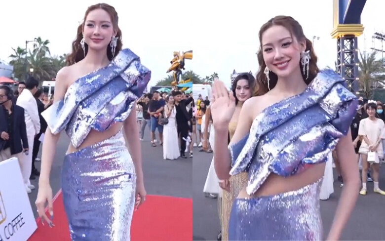 Thảm đỏ Miss Grand Vietnam 2024: Hoa hậu Lê Hoàng Phương lộng lẫy, siêu mẫu Minh Tú tóc ngắn khác lạ - 4