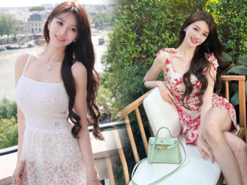 Bạn gái kém 16 tuổi của Huỳnh Hiểu Minh xinh như búp bê, là phú bà sở hữu BST hàng hiệu sang chảnh