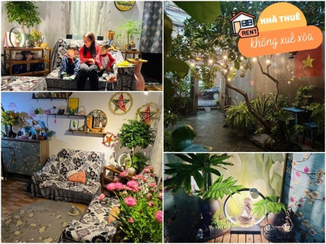 Ở nhà trọ cấp 4 mái tôn ngoại thành Hà Nội, mẹ đảm “hô biến” thành tổ ấm cực thơ, được khen: “Đẹp như villa”